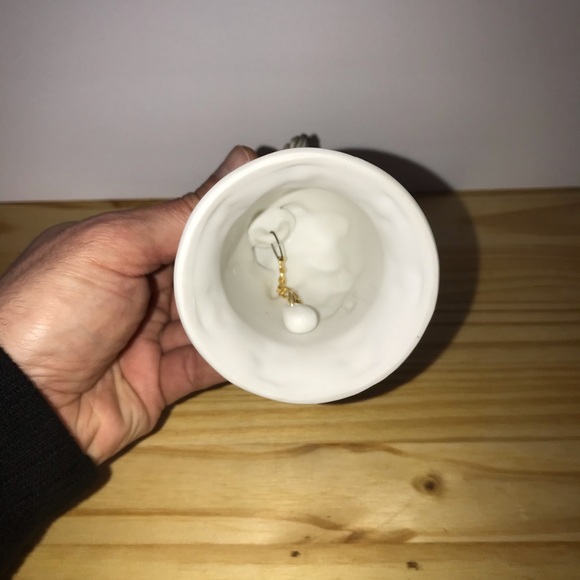 Porcelain humming bird bell - Picture 5 of 7